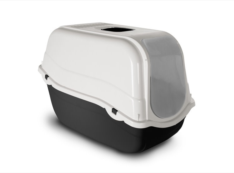 Bergamo Bergamo Romeo Litter Pan with Top and Filter Dark Gray