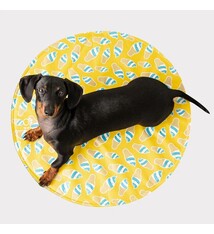 GF Pet GF Pet Round Ice Mat Yellow Dog