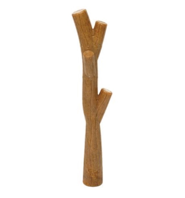 PowerBone Powerbone Nylon & Bamboo Throw Stick Chew, 12"