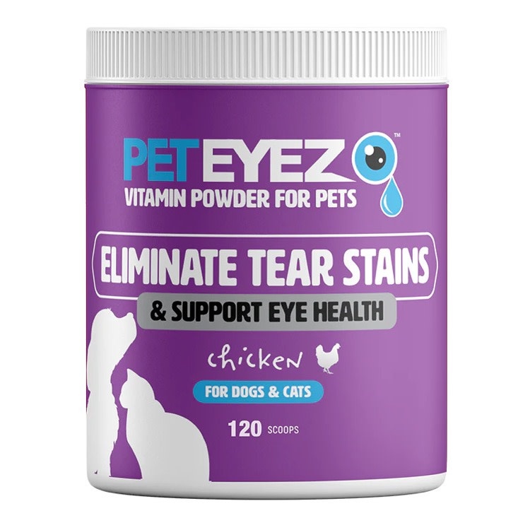 Pet Eyez Pet Eyez Tear Stain & Eye Support Supplement Chicken Flavour 120 scoops