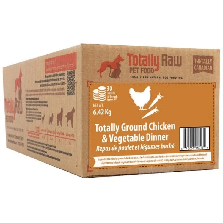 Totally Raw Totally Raw Ground Chicken & Vegetables 14.1lb