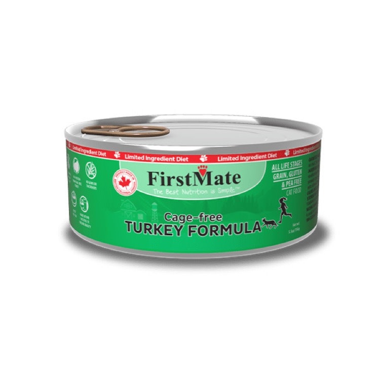 FirstMate FirstMate Grain-Free  Limited Ingredient  Cage-Free Turkey Cat Can 5.5oz