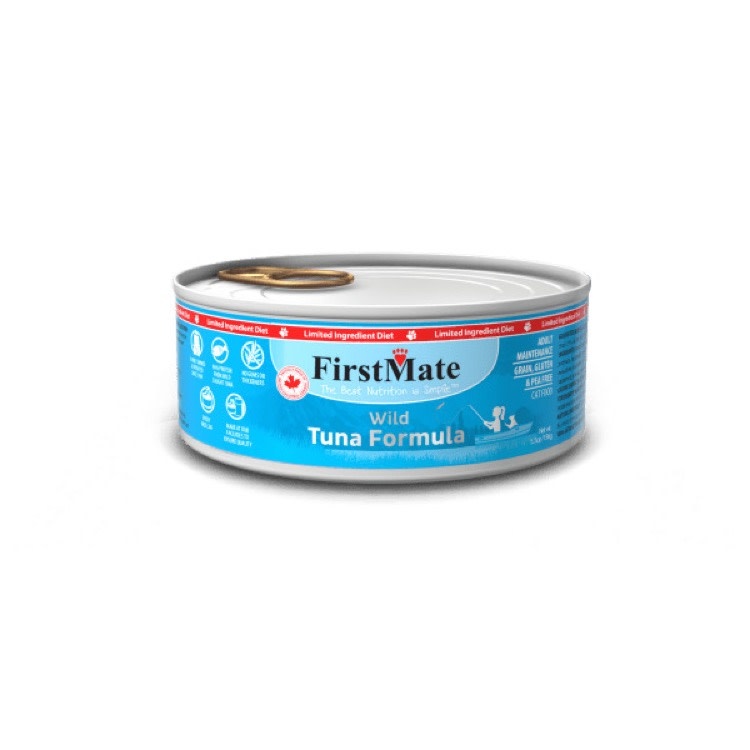 FirstMate FirstMate Grain-Free Limited Ingredient Cat Can Wild Caught Tuna  5.5oz