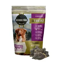 K9 Choice Frozen Cold Smoked Beef Liver 227g