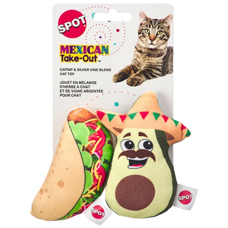 Spot Spot Mexican Take Out Cat Toy