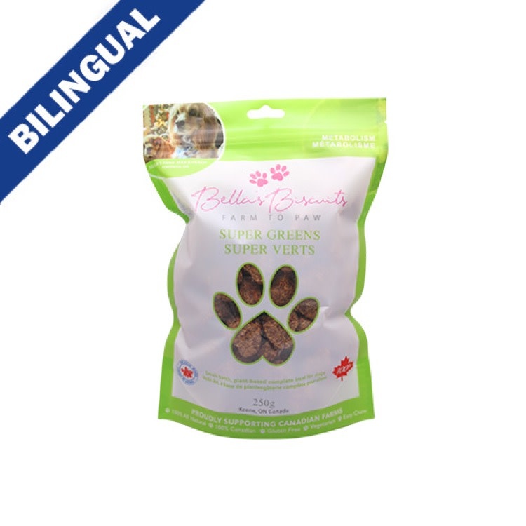Bella's Biscuit Bella's Biscuits Super Greens 250gm