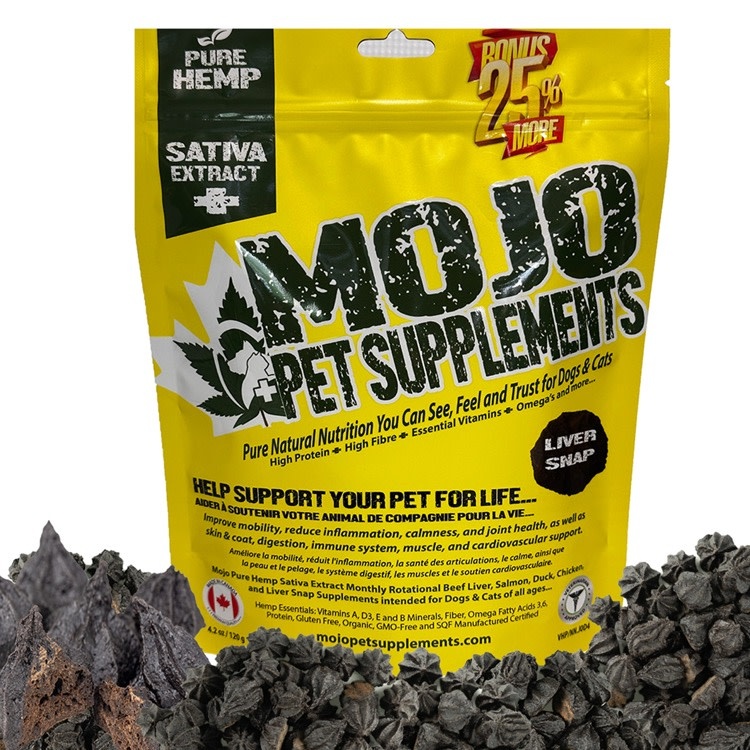 Mojo Mojo CBD Beef Liver Snaps Treats