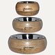 Goo-eez Goo-Eez Rounded Mango Wood Stainless Steel Bowl