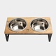 GF Pet GF Pet Wood and Metal Raised Feeder