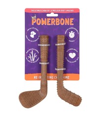 PowerBone Powerbone Nylon & Bamboo Mini Golf Club AND Mini Hockey Stick  Combo 7"