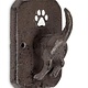 Koppers Koppers Cast Iron Dog Tails Leash Hook Brown