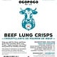 Ogopogo Pet Co. Ogopogo Beef Lung Crisps, 250g