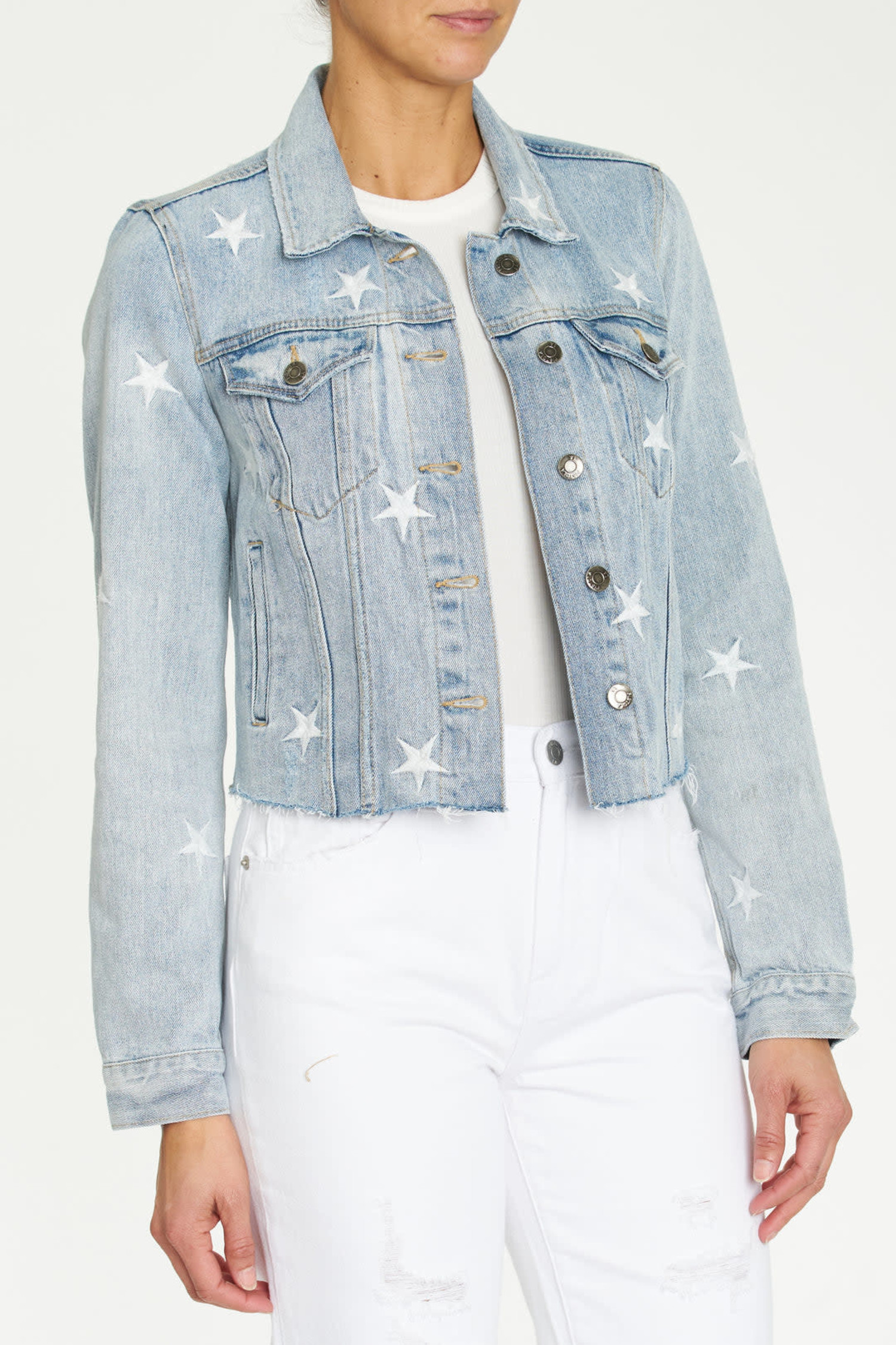 Pistola Brando Star Embroidery Denim 