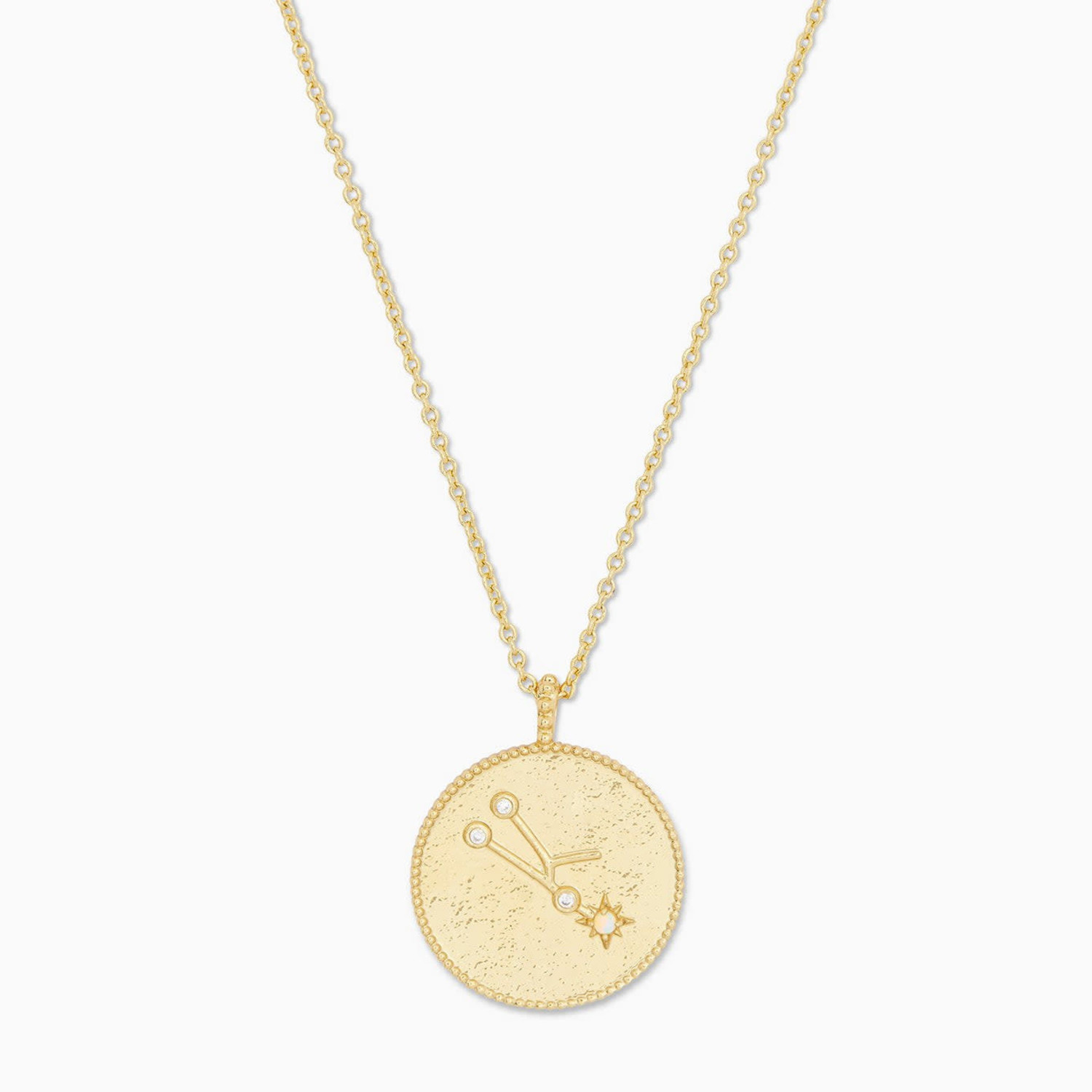 Gorjana Astrology Coin Necklace Taurus Trademark Boutique