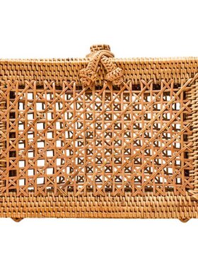 Woven Clutch Bag - Black – Evergreen Clothing