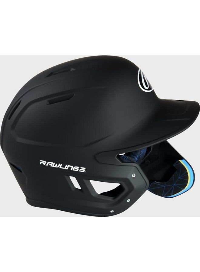 Rawlings MACH One-Tone Matte Helmet w/Adjustable Face Guard - RHB Matte Black
