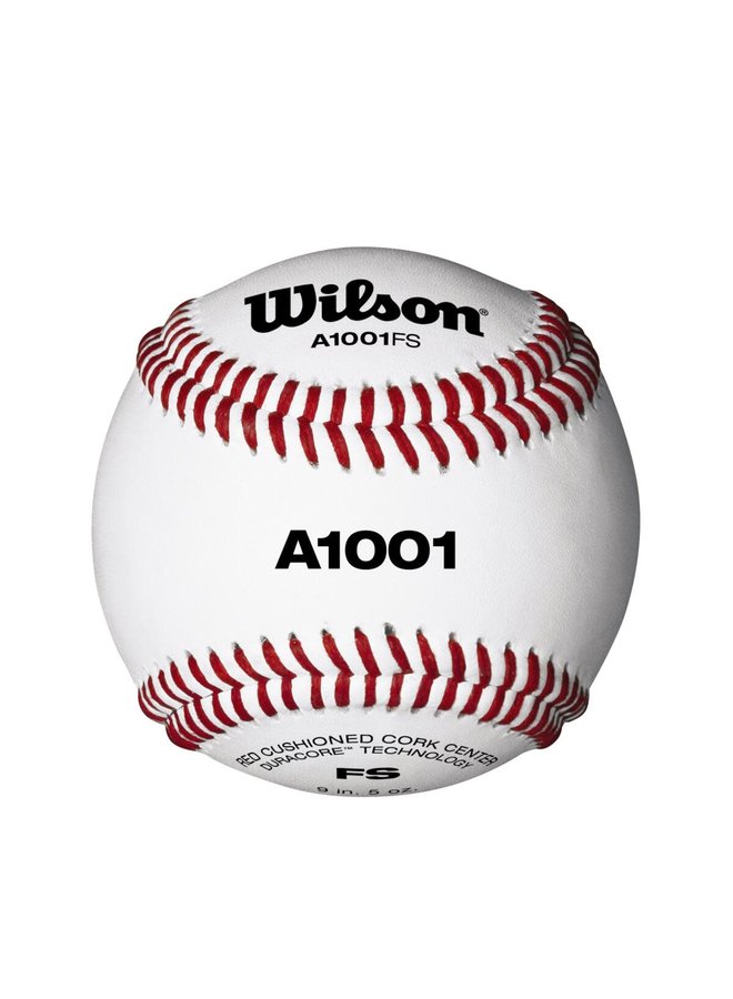 Wilson A1001 Collegiate/High School Baseballs Flat Seam