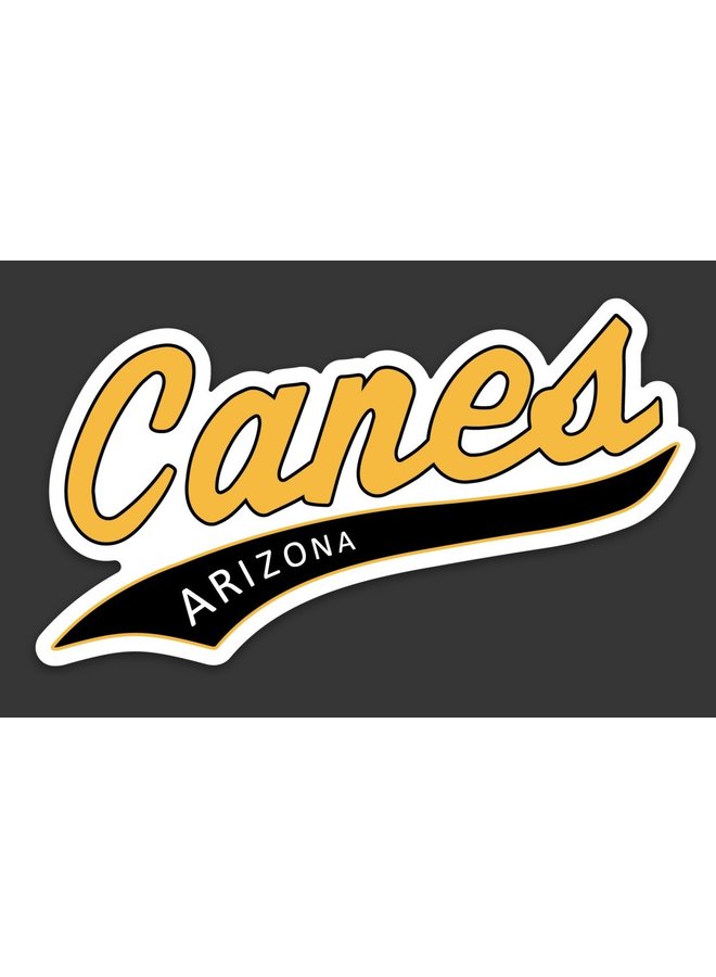Canes Arizona Sticker / Car Decal
