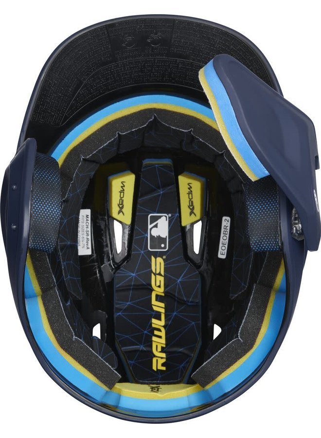MACH One-Tone Matte Helmet w/Adjustable Face Guard  Matte Navy