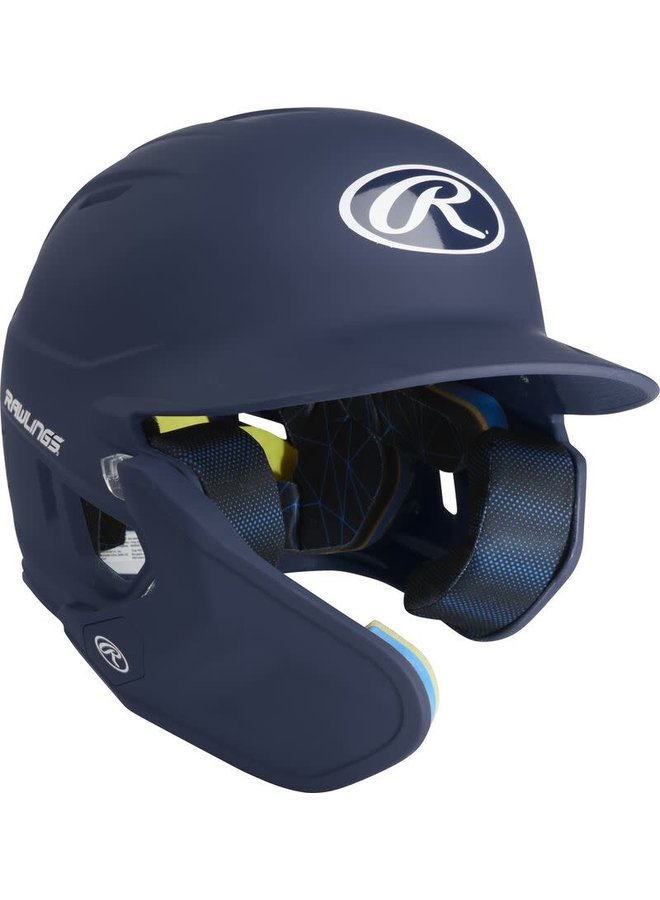Rawlings Mach One-Tone Matte Helmet w/Adjustable Face Guard  Matte