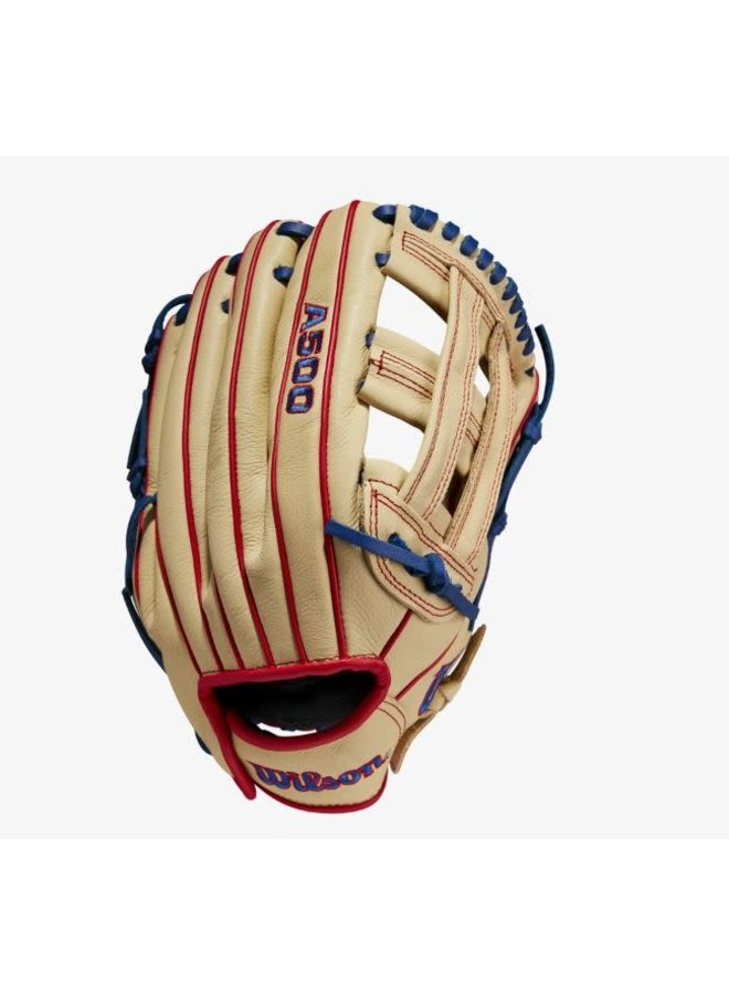 Wilson A500 12 23 Blonde/Red/Royal