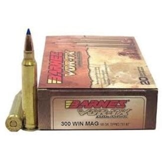 Barnes Barnes Vor-Tx 300 WIN MAG 165GR Tipped TSX Boat Tail