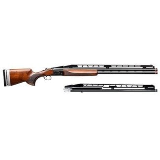 Canuck Canuck Trap Combo 12 GA 2.75" 32" Double Barrel 32" Single Barrel Over Under Turkish Walnut Stock Oil Finish Fully Adjustable 5 Extended Mobil Chokes