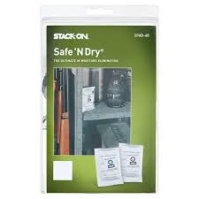 Stack-on Stack-On Safe 'N Dry 4 Pack The Ultimate Moisture Elimination