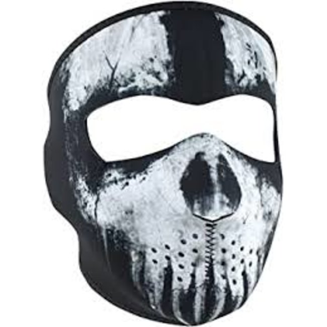 Zan Zan Headgear Skull Ghost Neoprene Face Mask
