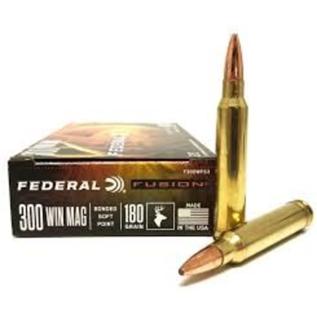 Federal Fusion Rifle Ammo 300 Win Mag 180GR 20ct