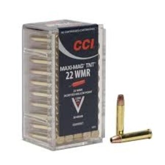 CCI CCI Maxi Mag TNT Rimfire Ammo 22 Win Mag 2200 FPS 50 Rounds