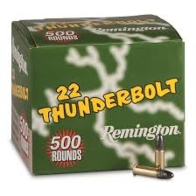 Remington Remington ThunderBolt Rifle Ammo 22LR HV RN 500 RDS — Siwash Sports