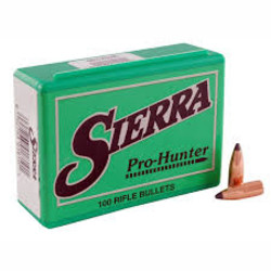 Sierra Pro-Hunter 7mm .284 DIA. 120 GR Spitzer 100 Rifle Bullets