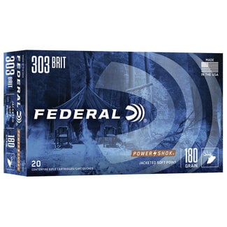 Federal Federal 303 BRIT Power-Shok JSP 180 GR