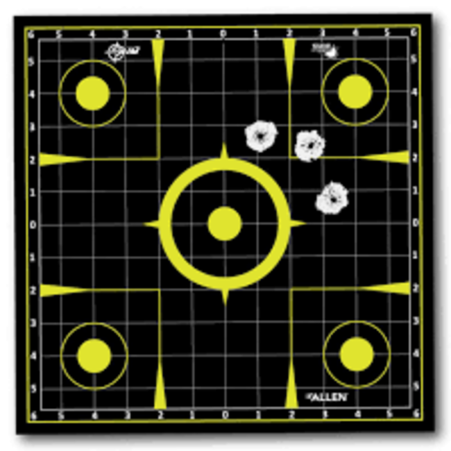 Allen Allen EZ Aim Pull-N-Shoot Splash 12x12 Sight-In Roll 8 Pieces