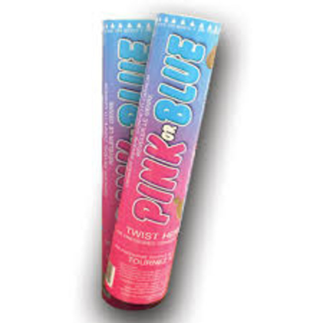 Mystical Fire Gender Reveal Confetti Popper Pink