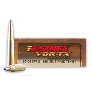 Barnes Barnes Vor-tx Rifle Ammo 30-06 SPR TTSX BT 168Gr 20ct