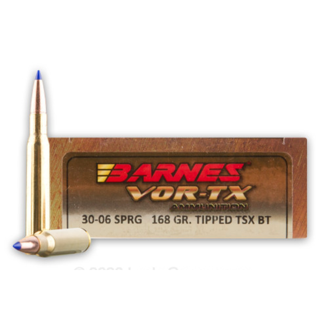 Barnes Barnes Vor-tx Rifle Ammo 30-06 SPR TTSX BT 168Gr 20ct — Siwash Sports