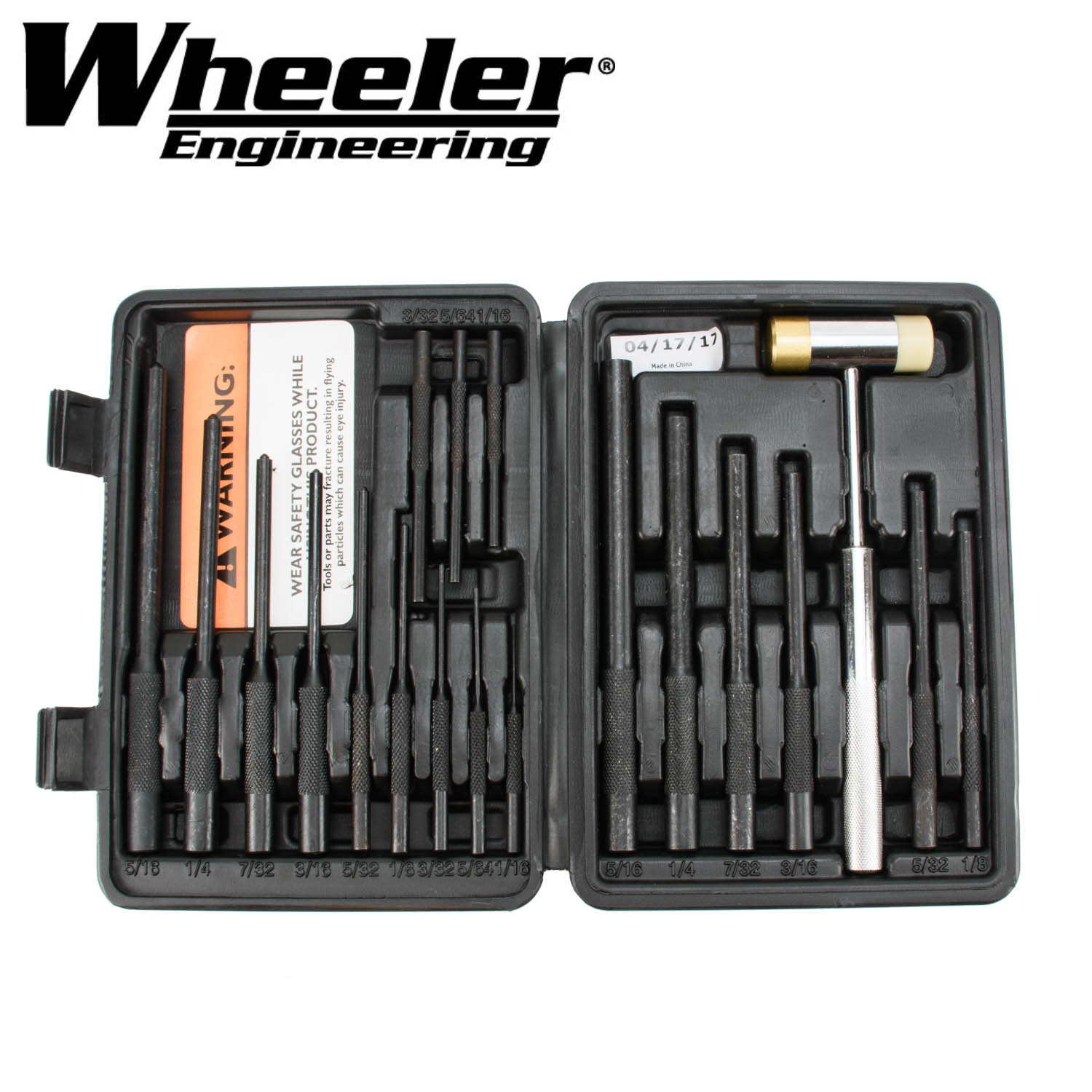 Wheeler Engineering Master Roll Pin Punch Set Siwash Sports