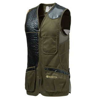 Beretta Beretta Eco Leather Sporting Vest Dark Olive XXXXL