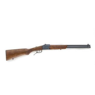 Chiappa Chiappa 500.190 Double Badger Folding Shotgun/Rifle, Blued, 20 GA/22LR 19" Bbl, Beech Wood Stock,Fiber Optic Sights, 3/8" Rail