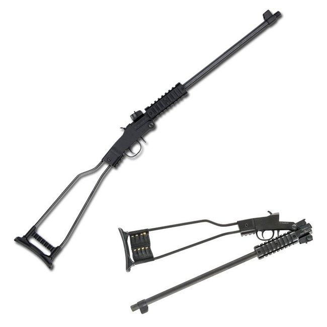 Chiappa Chiappa Little Badger Folding Rifle 22 LR, 18.5" Black