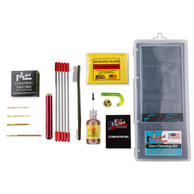 Pro-shot Pro-Shot .177 / .17 Cal  Air Rifle / Pistol Gun Cleaning Multi Section Rod Kit