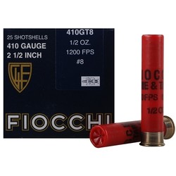 Fiocchi 410 GA 2-1/2" 1200 FPS #8 25ct