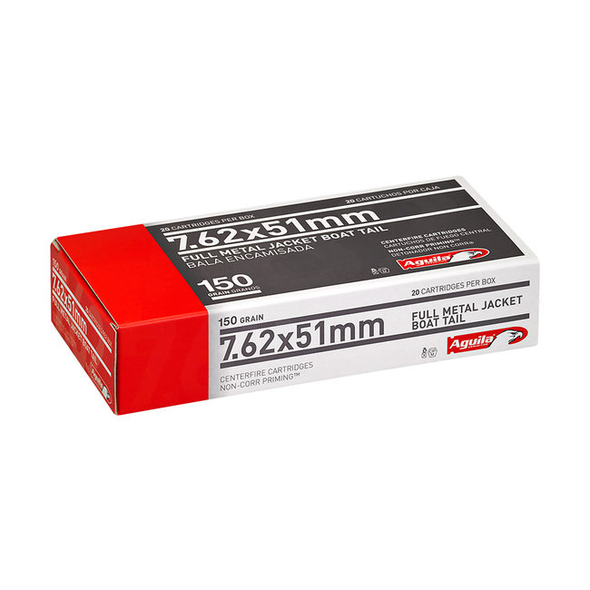 Aguila Aguila 7.62x51mm 150GR FMJBT 500ct