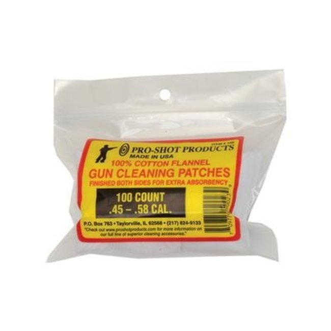 Pro-shot Pro-Shot 45-58 Cal100ct Shopline BP Patches