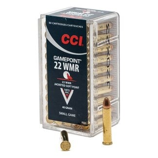 CCI CCI c.22WMR 40GR GAMEPOINT 1875fsp JSP