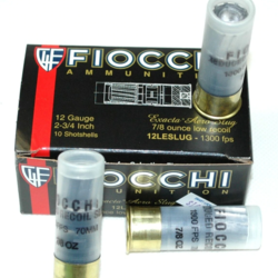 Fiocchi 12GA 2-3/4" 10 Shotshells 7/8 oz 1300 FPS 10 Rounds