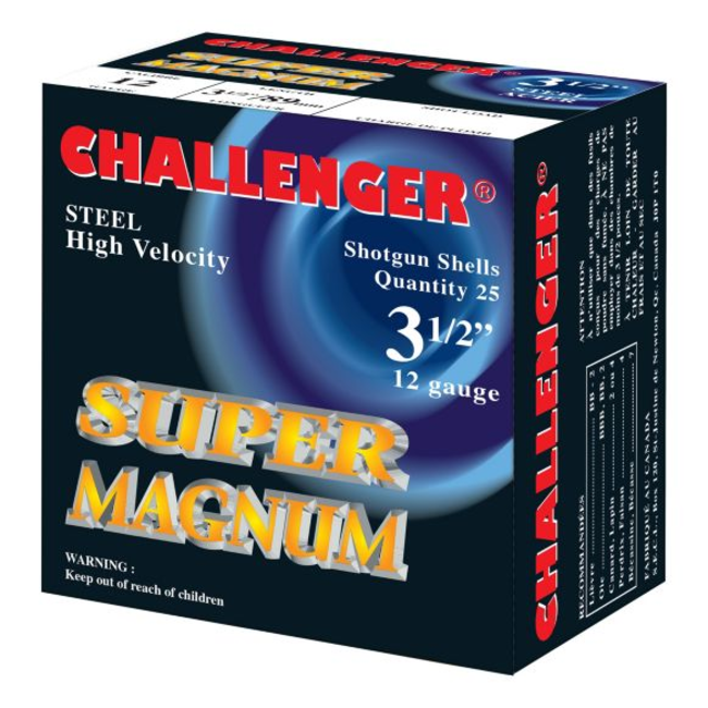 Challenger Challenger 12GA 2.75" Mag #2 Steel Long Range — Siwash Sports