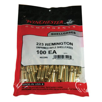 Winchester Winchester 223 Rem Unprimed Brass Rifle Shellcases 100ct